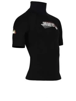 Two Bare Feet Adults Thermal Short Sleeve Rash Vest (Black) -Glider Wetsuit Store rash vest short sleeve black 8