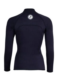 Two Bare Feet Womens Silicone Print Series Full Zip 2.5mm Wetsuit Jacket (Black/White) -Glider Wetsuit Store silicone series jacket white 5