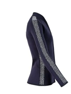 Two Bare Feet Womens Silicone Print Series Full Zip 2.5mm Wetsuit Jacket (Black/White) -Glider Wetsuit Store silicone series jacket white 7