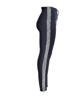 Two Bare Feet Womens Silicone Print Series 2.5mm Neoprene Wetsuit Pants (Black/White) -Glider Wetsuit Store silicone series white 7