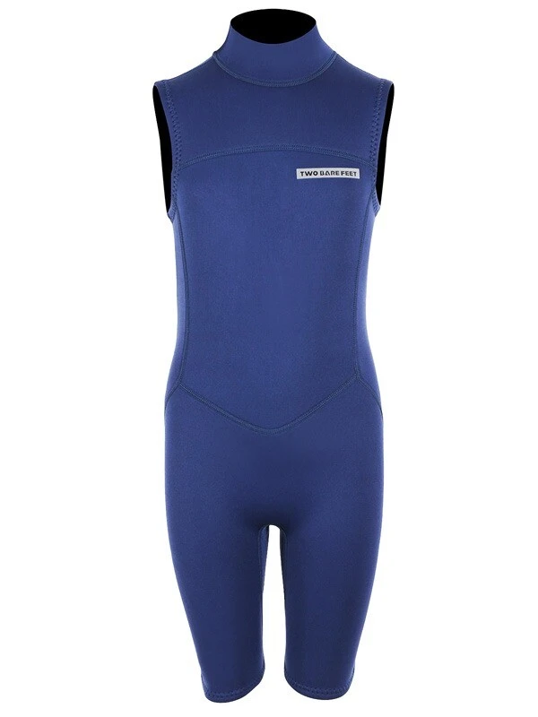 Two Bare Feet Thunderclap 2.5mm Junior Sleeveless Shorty Wetsuit (Navy) 3 Two Bare Feet Thunderclap 2.5mm Junior Sleeveless Shorty Wetsuit (Navy)
