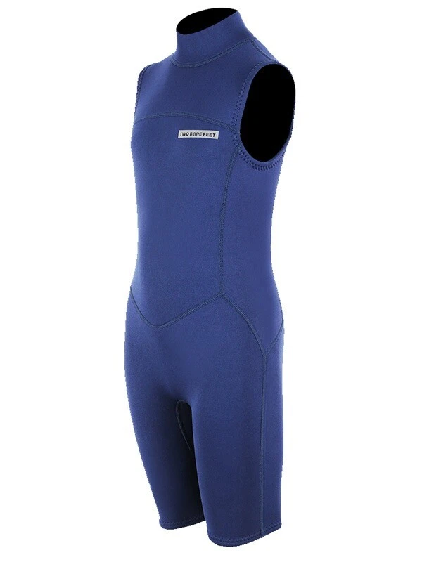 Two Bare Feet Thunderclap 2.5mm Junior Sleeveless Shorty Wetsuit (Navy) 4 Two Bare Feet Thunderclap 2.5mm Junior Sleeveless Shorty Wetsuit (Navy) - Image 2
