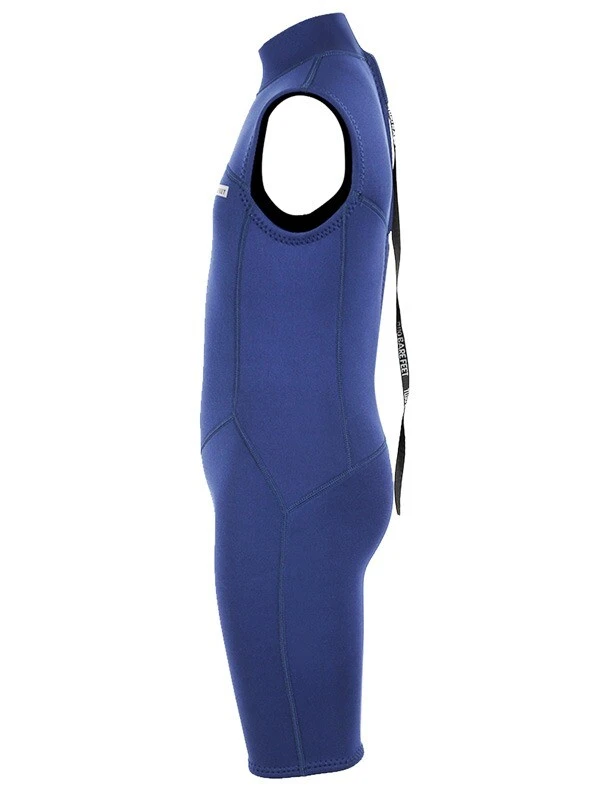 Two Bare Feet Thunderclap 2.5mm Junior Sleeveless Shorty Wetsuit (Navy) 5 Two Bare Feet Thunderclap 2.5mm Junior Sleeveless Shorty Wetsuit (Navy) - Image 3