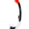 Two Bare Feet Dry Top Silicone Snorkel (Black)