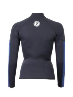 Two Bare Feet Unisex Perspective Full Zip 2.5mm Wetsuit Jacket & Hotpants Set (Black/Blue) -Glider Wetsuit Store u3890t 9