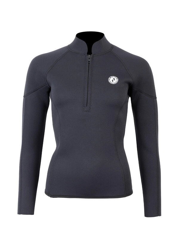 Two Bare Feet Unisex Perspective Half Zip 2.5mm Wetsuit Jacket & Hotpants Set (Black) 7 Two Bare Feet Unisex Perspective Half Zip 2.5mm Wetsuit Jacket & Hotpants Set (Black) - Image 5