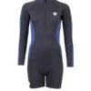 Two Bare Feet Unisex Perspective Half Zip 2.5mm Wetsuit Jacket & Hotpants Set (Black/Blue) 1 Two Bare Feet Unisex Perspective Half Zip 2.5mm Wetsuit Jacket & Hotpants Set (Black/Blue) -Glider Wetsuit Store ufm7ec 2