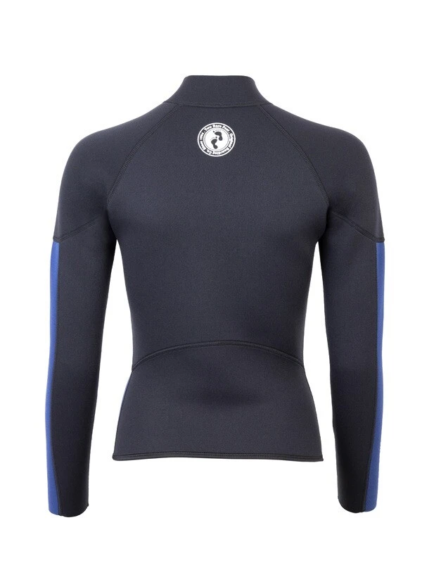 Two Bare Feet Unisex Perspective Half Zip 2.5mm Wetsuit Jacket & Hotpants Set (Black/Blue) 8 Two Bare Feet Unisex Perspective Half Zip 2.5mm Wetsuit Jacket & Hotpants Set (Black/Blue) - Image 6