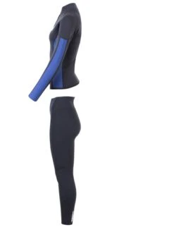 Two Bare Feet Unisex Perspective Half Zip 2.5mm Wetsuit Jacket & Pants Set (Black/Blue) 13 Two Bare Feet Unisex Perspective Half Zip 2.5mm Wetsuit Jacket & Pants Set (Black/Blue) -Glider Wetsuit Store uhlqcb 4 1