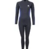 Two Bare Feet Unisex Perspective Half Zip 2.5mm Wetsuit Jacket & Pants Set (Black/Blue) -Glider Wetsuit Store uhlqcb 9 1