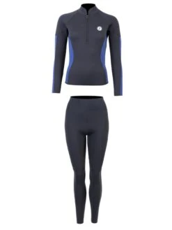 Two Bare Feet Unisex Perspective Half Zip 2.5mm Wetsuit Jacket & Pants Set (Black/Blue) 11 Two Bare Feet Unisex Perspective Half Zip 2.5mm Wetsuit Jacket & Pants Set (Black/Blue) -Glider Wetsuit Store uhlqcb a 1