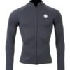 Two Bare Feet Perspective Full Zip 2.5mm Wetsuit Jacket (Black) -Glider Wetsuit Store unisex perspective full zip black mens 1 1