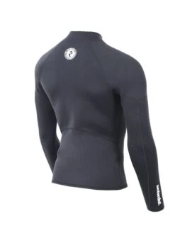 Two Bare Feet Perspective Full Zip 2.5mm Wetsuit Jacket (Black) -Glider Wetsuit Store unisex perspective full zip black mens 6 1