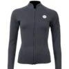 Two Bare Feet Unisex Perspective Full Zip 2.5mm Wetsuit Jacket (Black) -Glider Wetsuit Store unisex perspective full zip black womens 1