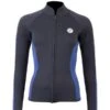 Two Bare Feet Unisex Perspective Full Zip 2.5mm Wetsuit Jacket (Black/Blue) 1 Two Bare Feet Unisex Perspective Full Zip 2.5mm Wetsuit Jacket (Black/Blue) -Glider Wetsuit Store unisex perspective full zip jacket black blue denim 1 5