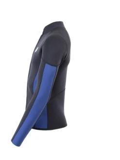 Two Bare Feet Perspective Full Zip 2.5mm Wetsuit Jacket (Black/Blue) 12 Two Bare Feet Perspective Full Zip 2.5mm Wetsuit Jacket (Black/Blue) -Glider Wetsuit Store unisex perspective full zip jacket black blue denim 3