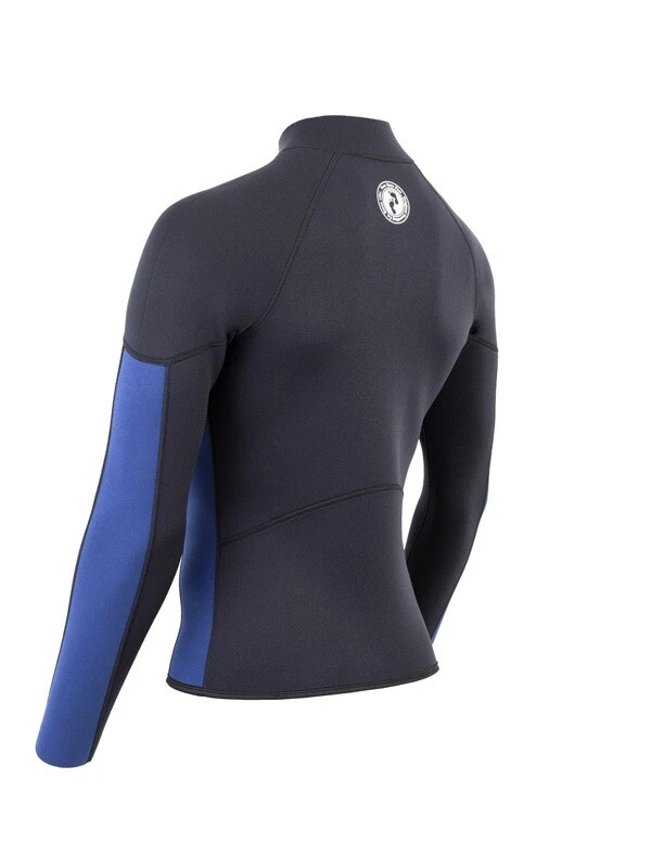 Two Bare Feet Perspective Full Zip 2.5mm Wetsuit Jacket (Black/Blue) 6 Two Bare Feet Perspective Full Zip 2.5mm Wetsuit Jacket (Black/Blue) - Image 4