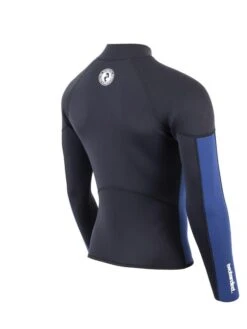 Two Bare Feet Perspective Full Zip 2.5mm Wetsuit Jacket (Black/Blue) 15 Two Bare Feet Perspective Full Zip 2.5mm Wetsuit Jacket (Black/Blue) -Glider Wetsuit Store unisex perspective full zip jacket black blue denim 6