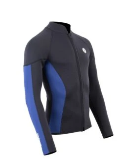 Two Bare Feet Perspective Full Zip 2.5mm Wetsuit Jacket (Black/Blue) 17 Two Bare Feet Perspective Full Zip 2.5mm Wetsuit Jacket (Black/Blue) -Glider Wetsuit Store unisex perspective full zip jacket black blue denim 8