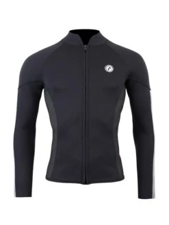 Two Bare Feet Perspective Full Zip 2.5mm Wetsuit Jacket (Black/Grey/Grey)