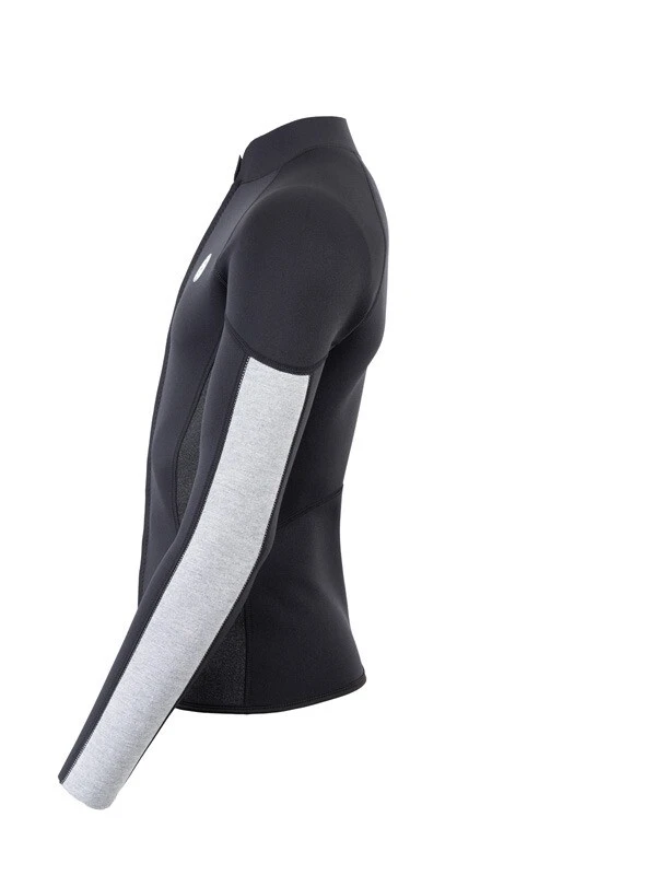 Two Bare Feet Perspective Full Zip 2.5mm Wetsuit Jacket (Black/Grey/Grey) 5 Two Bare Feet Perspective Full Zip 2.5mm Wetsuit Jacket (Black/Grey/Grey) - Image 3