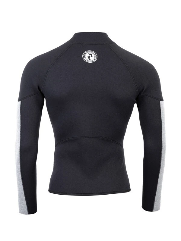 Two Bare Feet Perspective Full Zip 2.5mm Wetsuit Jacket (Black/Grey/Grey) 7 Two Bare Feet Perspective Full Zip 2.5mm Wetsuit Jacket (Black/Grey/Grey) - Image 5