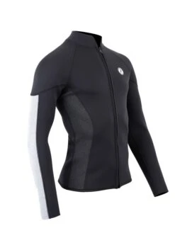 Two Bare Feet Perspective Full Zip 2.5mm Wetsuit Jacket (Black/Grey/Grey) 17 Two Bare Feet Perspective Full Zip 2.5mm Wetsuit Jacket (Black/Grey/Grey) -Glider Wetsuit Store unisex perspective full zip jacket black grey grey 8