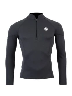 Two Bare Feet Perspective Half Zip 2.5mm Wetsuit Jacket & Shorts Set (Black) 14 Two Bare Feet Perspective Half Zip 2.5mm Wetsuit Jacket & Shorts Set (Black) -Glider Wetsuit Store unisex perspective half zip jacket black vista shorts 5 1