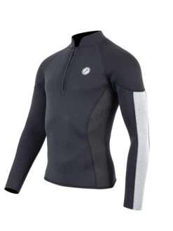 Glider Wetsuit Store -Glider Wetsuit Store unisex perspective halfzip jacket black grey grey 2 6