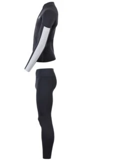 Two Bare Feet Perspective Full Zip 2.5mm Wetsuit Jacket & Pants Set (Black/Grey/Grey) -Glider Wetsuit Store ur1c7a q 1