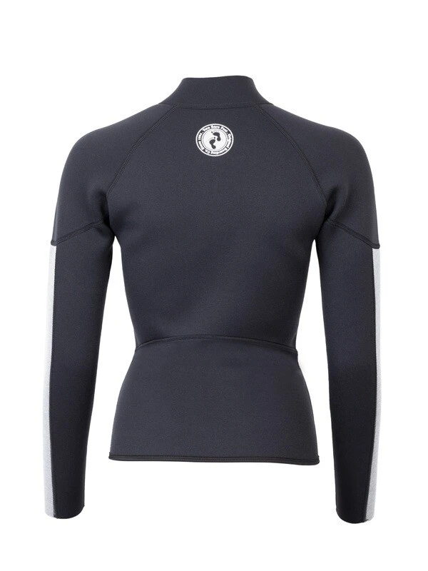 Two Bare Feet Unisex Perspective Full Zip 2.5mm Wetsuit Jacket & Shorts Set (Black/Grey/Grey) 8 Two Bare Feet Unisex Perspective Full Zip 2.5mm Wetsuit Jacket & Shorts Set (Black/Grey/Grey) - Image 6