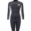 Two Bare Feet Womens Aspect Back Zip 2.5mm Wetsuit Jacket & Shorts Set (Black/Grey/Grey) -Glider Wetsuit Store w89q3f v