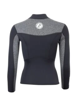 Two Bare Feet Womens Aspect Fleece Lined Zipless Thermal 2.5mm Superstretch Wetsuit Top & Pants Set (Black/Grey) -Glider Wetsuit Store w8rqs7 w