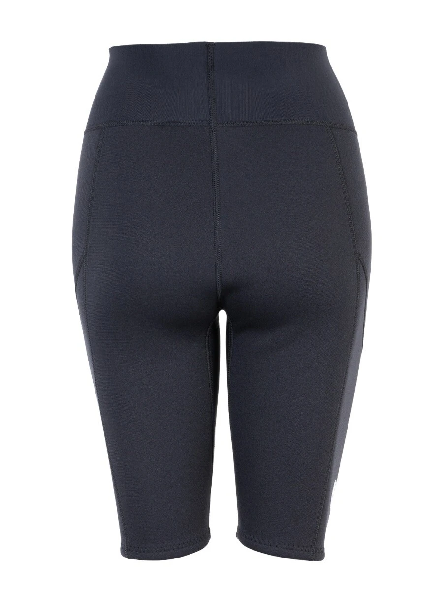 Two Bare Feet Womens Aspect Fleece Lined Zipless Thermal 2.5mm Superstretch Wetsuit Top & Shorts Set (Black/Grey Stripes) 10 Two Bare Feet Womens Aspect Fleece Lined Zipless Thermal 2.5mm Superstretch Wetsuit Top & Shorts Set (Black/Grey Stripes) - Image 8