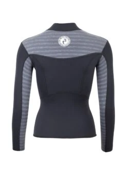 Two Bare Feet Womens Aspect Fleece Lined Zipless Thermal 2.5mm Superstretch Wetsuit Top & Shorts Set (Black/Grey Stripes) 15 Two Bare Feet Womens Aspect Fleece Lined Zipless Thermal 2.5mm Superstretch Wetsuit Top & Shorts Set (Black/Grey Stripes) -Glider Wetsuit Store wcwsxi 3