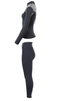 Two Bare Feet Womens Aspect Back Zip 2.5mm Wetsuit Jacket & Pants Set (Black/Grey) 13 Two Bare Feet Womens Aspect Back Zip 2.5mm Wetsuit Jacket & Pants Set (Black/Grey) -Glider Wetsuit Store womens aspect back zip jacket black delta vista pants 4 2