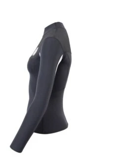 Two Bare Feet Womens Aspect Fleece Lined Zipless Thermal 2.5mm Superstretch Wetsuit Top (Black/Grey/Grey) 13 Two Bare Feet Womens Aspect Fleece Lined Zipless Thermal 2.5mm Superstretch Wetsuit Top (Black/Grey/Grey) -Glider Wetsuit Store womens aspect fleece lined thermal top black grey grey 3