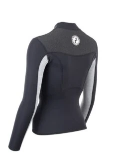 Two Bare Feet Womens Aspect Fleece Lined Zipless Thermal 2.5mm Superstretch Wetsuit Top (Black/Grey/Grey) 14 Two Bare Feet Womens Aspect Fleece Lined Zipless Thermal 2.5mm Superstretch Wetsuit Top (Black/Grey/Grey) -Glider Wetsuit Store womens aspect fleece lined thermal top black grey grey 4