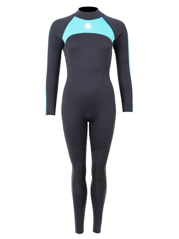 Two Bare Feet Flare 2.5mm Womens Superstretch Full Length Wetsuit (Mint) 3 Two Bare Feet Flare 2.5mm Womens Superstretch Full Length Wetsuit (Mint)