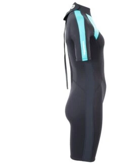 Two Bare Feet Flare 2.5mm Womens Superstretch Shorty Wetsuit (Mint) -Glider Wetsuit Store womens flare shorty mint 7