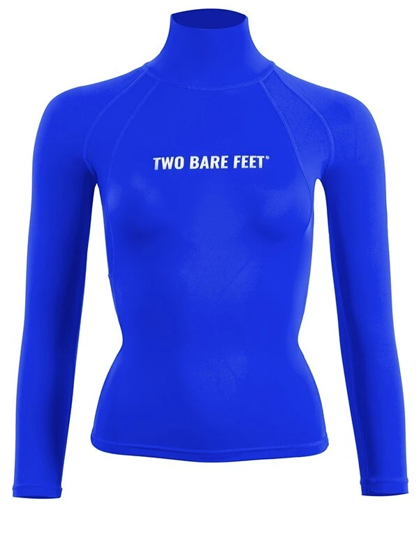 Two Bare Feet Unisex Long Sleeve Rash Vest (Blue) 3 Two Bare Feet Unisex Long Sleeve Rash Vest (Blue)