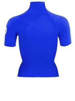 Two Bare Feet Unisex Short Sleeve Rash Vest (Blue) 14 Two Bare Feet Unisex Short Sleeve Rash Vest (Blue) -Glider Wetsuit Store womens short sleeve blue 5