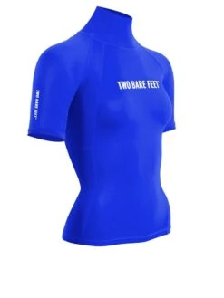 Two Bare Feet Unisex Short Sleeve Rash Vest (Blue) 17 Two Bare Feet Unisex Short Sleeve Rash Vest (Blue) -Glider Wetsuit Store womens short sleeve blue 8