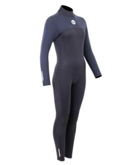 Two Bare Feet Thunderclap 5/4mm Womens Winter Wetsuit (Black) -Glider Wetsuit Store womens thunderclap 4.3 black 8