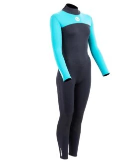 Two Bare Feet Thunderclap 2.5mm Womens Wetsuit (Aqua) -Glider Wetsuit Store womens thunderclap full wetsuit aqua 8