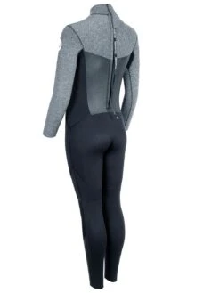 Two Bare Feet Thunderclap Pro 5/4mm Womens Winter Wetsuit (Black/Delta Grey) -Glider Wetsuit Store womens thunderclap pro delta grey 4