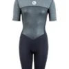 Two Bare Feet Thunderclap Pro 3/2mm Womens Shorty Wetsuit (Black/Delta Grey) 1 Two Bare Feet Thunderclap Pro 3/2mm Womens Shorty Wetsuit (Black/Delta Grey) -Glider Wetsuit Store womens thunderclap pro shorty delta 1
