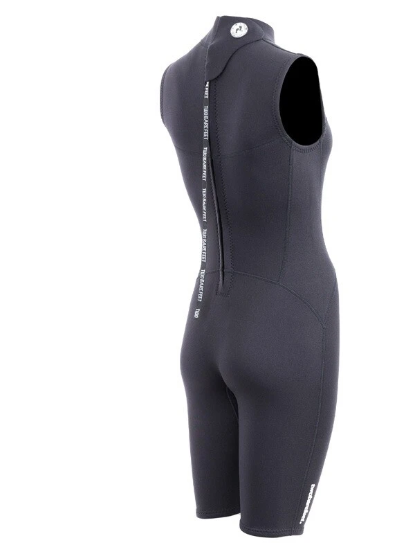 Two Bare Feet Thunderclap 2.5mm Womens Sleeveless Shorty Wetsuit (Black) 8 Two Bare Feet Thunderclap 2.5mm Womens Sleeveless Shorty Wetsuit (Black) - Image 6