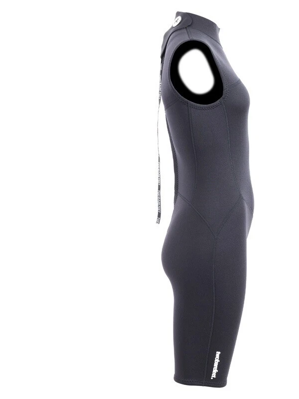 Two Bare Feet Thunderclap 2.5mm Womens Sleeveless Shorty Wetsuit (Black) 9 Two Bare Feet Thunderclap 2.5mm Womens Sleeveless Shorty Wetsuit (Black) - Image 7