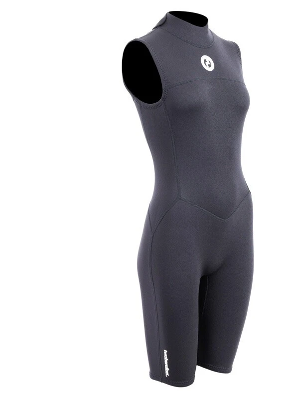 Two Bare Feet Thunderclap 2.5mm Womens Sleeveless Shorty Wetsuit (Black) 10 Two Bare Feet Thunderclap 2.5mm Womens Sleeveless Shorty Wetsuit (Black) - Image 8